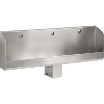 Sanela Nerezové pisoárové žlaby - Nerezový pisoárový žlab se skrytým splachováním, délka 1800 mm, 6V SLPN 04CB