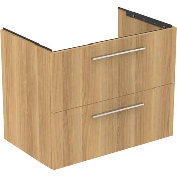 Nábytek Ideal Standard i.Life B - Umyvadlová skříňka 80x63x51 cm, 2 zásuvky, dub T5272NX