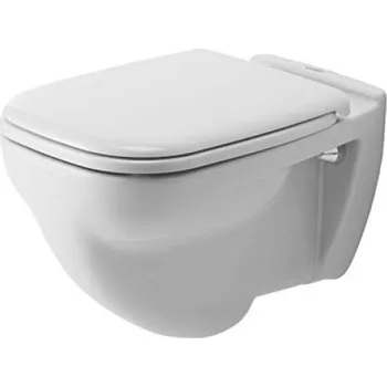 Duravit D-Code - Závěsné WC, ploché splachování, s HygieneGlaze, alpská bílá 22100920002