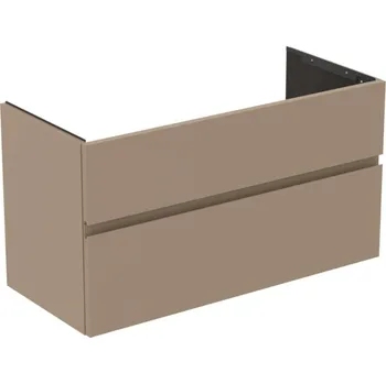 Nábytek Ideal Standard Finesse - Umyvadlová skříňka, 100x44x55 cm, 2 zásuvky, Matt Greige E3388UP