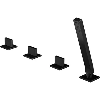 Vodovodní baterie Steinberg 160 - Baterie na okraj vany, 4-otvorová instalace, matná černá 160 2480 S