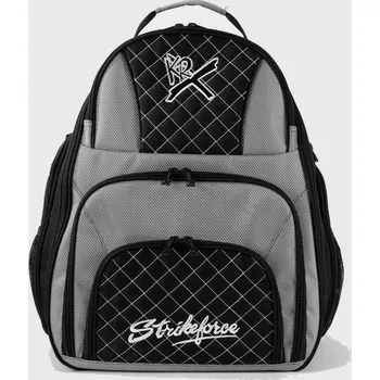 Taška na bowlingovou kouli BATOH NA 2 KOULE FLUSH ČERNÁ/STŘÍBRNÁ