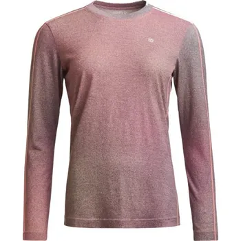 Dámské funkční tričko Ortovox 185 ROCK'N'WOOL PRINT LS - světle růžová L