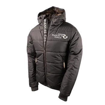 RANCHGIRLS Dámská zimní bunda "SAMANTHA" brown dear Velikost: XXL