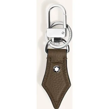 Módní doplněk Montblanc Klíčenka, hnědá / stříbrná