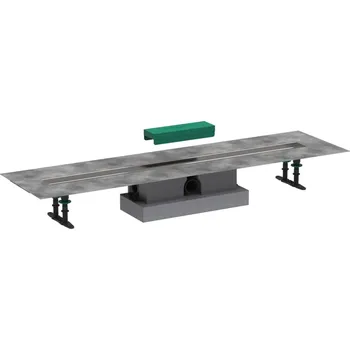 Odvodňovací žlab Hansgrohe uBox universal - Set pro standardní instalaci lineárního sprchového žlabu 100 cm, nerez 56026180