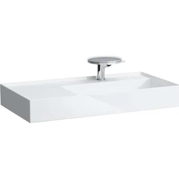 Umyvadlo Laufen Kartell - Umyvadlo 90x46 cm, s 1 otvorem pro baterii, SaphirKeramik, s LCC, bílá H8103394001111