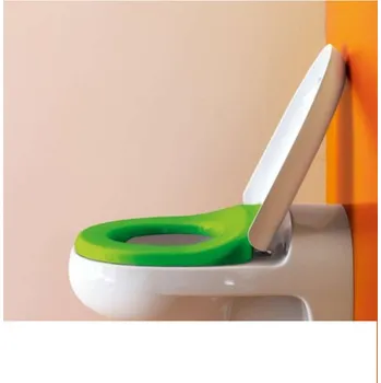 WC sedátko Laufen Florakids - WC sedátko, bílá/zelená H8910300720001