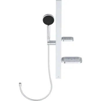 Sprchový set Ideal Standard ALU+ - Set sprchové hlavice, tyče a hadice, 2 proudy, stříbrná BD586SI