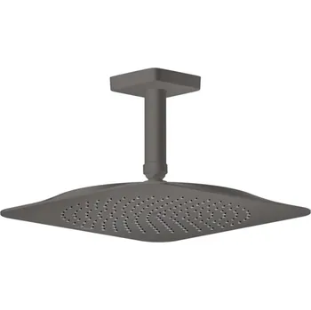 Sprchová hlavice Axor Citterio C - Hlavová sprcha 27x27 cm, EcoSmart, kartáčovaný černý chrom 28793340