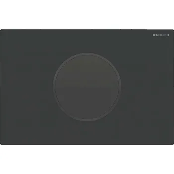 Splachovací tlačítko Geberit Sigma10 - Elektronické ovládání splachování, bateriové napájení, easy to clean, matná černá 115.908.16.6
