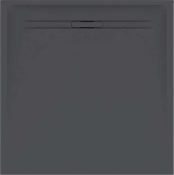 Geberit Sestra - Sprchová vanička 80x80 cm, grafit 550.292.00.2