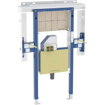 Geberit Duofix - Předstěnová instalace pro umyvadlo Geberit ONE 75 cm, pro nástěnnou armaturu, podomítkový sifon a prvek Clou, na výšku místnosti 111.081.00.2