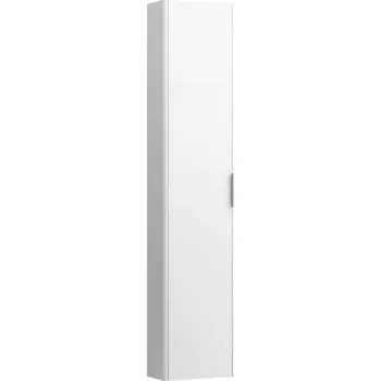 Koupelnový nábytek Laufen Base - Vysoká skříňka, 165x35x19 cm, 1 dvířka, panty vlevo, matná bílá H4026411102601