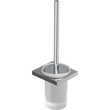 WC štětka Kludi Vela C - WC štětka nástěnná s držákem, sklo/chrom 3197405