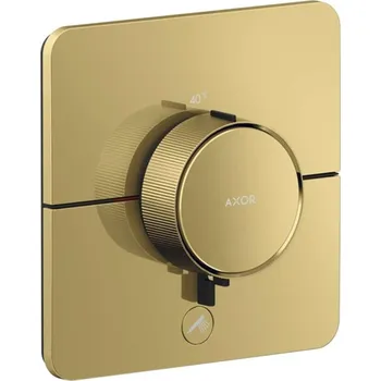 Vodovodní baterie Axor ShowerSelect ID - Termostatická sprchová baterie pod omítku, HighFlow, leštěný vzhled zlata 36778990