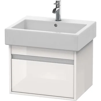 Koupelnový nábytek Duravit Ketho - Umyvadlová skříňka 41x55x44 cm, 1 zásuvka, lesklá bílá KT668602222