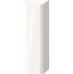 Duravit Happy D.2 Plus - Vysoká skříňka 134x40x36 cm, panty vlevo, bílá vysoký lesk HP1261L2222