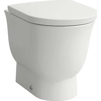 Klozet Laufen The New Classic - Stojící WC, zadní/spodní odpad, Rimless, matná bílá H8238517570001