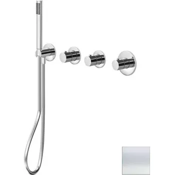 Vodovodní baterie Paffoni Modular Box - Termostatická baterie pod omítku, pro 2 spotřebiče, matná bílá MDE000BO