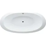 Laufen Il Bagno Alessi One - Vestavná vana 203x102 cm, s masážním systémem, LED osvětlením a senzorem, dezinfekcí, bílá H2439700006951