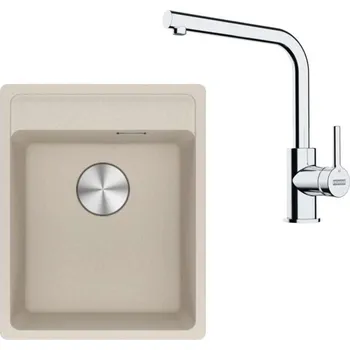 Franke Sety - Kuchyňský set G253SA, fragranitový dřez MRG 610-37 RTL a baterie FS 3230.031, sahara/chrom 114.0700.699