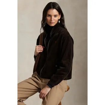 Pánská větrovka Bavlněná bunda Polo Ralph Lauren, M, hnědá, 89X