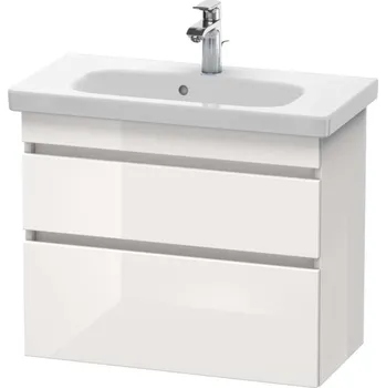 Koupelnový nábytek Duravit DuraStyle - Umyvadlová skříňka Compact, 61x73x37 cm, 2 zásuvky, lesklá bílá DS649902222