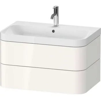 Koupelnový nábytek Duravit Happy D.2 Plus - Skříňka s umyvadlem 48x78x49 cm, 2 zásuvky, bílá vysoký lesk HP4347O2222