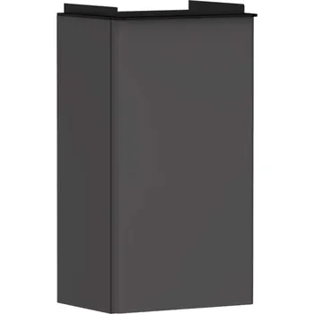 Koupelnový nábytek Hansgrohe Xelu Q - Umyvadlová skříňka, 63x34x27 cm, 1 dvířka, panty vlevo, matná šedá/matná černá 54012670