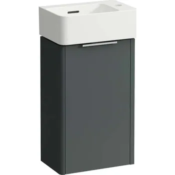 Nábytek Laufen VAL - Skříňka s umývátkem, 52x32x20 cm, 1 dvířka, panty vpravo, šedá H8622802661061