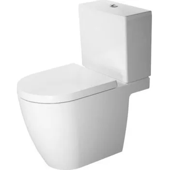 Klozet Duravit ME by Starck - WC kombi mísa, vario odpad, bílá 2172090000