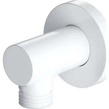 Sprchový držák OMNIRES - Nástěnné kolínko, matná bílá S008WM