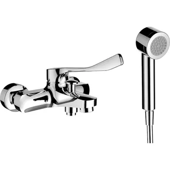 Vodovodní baterie Laufen Citypro - Páková vanová baterie s příslušenstvím, chrom HF500962100694