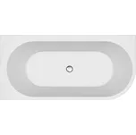 Cersanit Crea - Vana 170x82 cm, včetně nožiček, levá, bílá S301-329