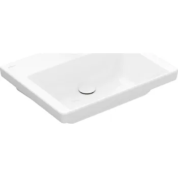 Umyvadlo Villeroy & Boch Subway 3.0 - Umyvadlo 60x47 cm, bez přepadu, bez otvoru pro baterii, CeramicPlus, Stone White 4A7063RW