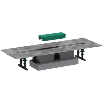 Hansgrohe uBox universal - Set pro standardní instalaci lineárního sprchového žlabu 70 cm, nerez 56023180