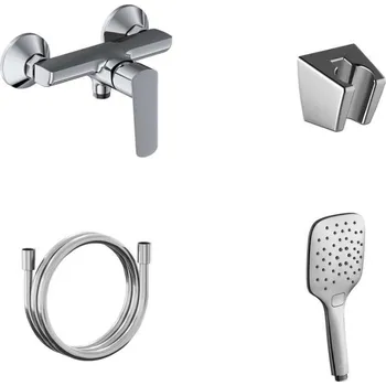 Ravak Life - Sprchová baterie s příslušenstvím, chrom X07S111