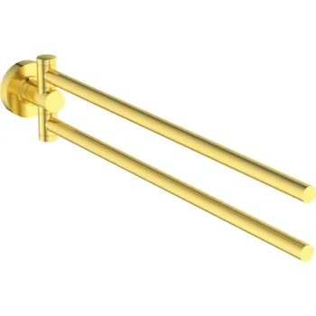 Držák na ručník Ideal Standard IOM - Držák ručníků, otočný, délka 37 cm, kartáčované zlato A9131A2