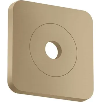 Vodovodní baterie Axor Citterio C - Krycí rozeta 12x12 cm, kartáčovaný bronz 28801140