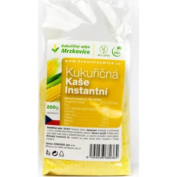 Kukuřičný mlýn Kukuřičná instantní kaše 200 g