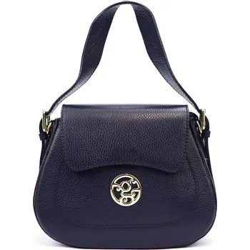 Kabelka Kožená kufříková kabelka Gregorio 1741 modrá