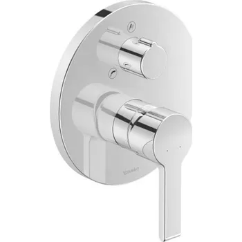 Vodovodní baterie Duravit B.2 - Vanová baterie pod omítku, pro 2 spotřebiče, chrom B25210012010