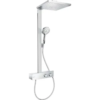 Sprchový set Hansgrohe Raindance E - Sprchový set, s termostatem, 30x30 cm, matná bílá 27361700