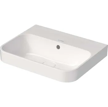 Duravit Happy D.2 Plus - Umyvadlo na desku, 60x46 cm, s WonderGliss, bílá 23606000601