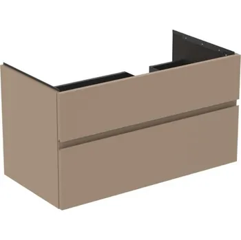 Nábytek Ideal Standard Finesse - Umyvadlová skříňka 100x51x55 cm, 2 zásuvky, Matt Greige E3446UP