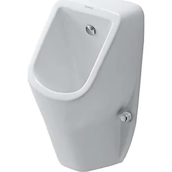 Pisoár Duravit D-Code - Pisoár, zadní přívod vody, Rimless, s HygieneGlaze, alpská bílá 0829302000