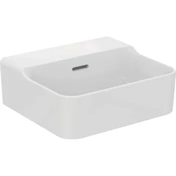 Umyvadlo Ideal Standard Conca Ceram - Umývátko na desku 40x35 cm, s přepadem, bez otvoru pro baterii, bílá T387701