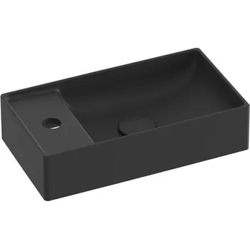 Ravak Veda Slim, Umývátko 40x22, černá matná XJX0D240000
