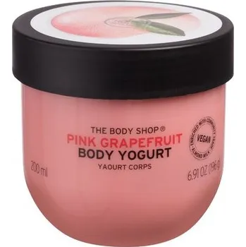 Tělový krém The Body Shop Pink Grapefruit Body Yogurt Cream ( normální až suchá ) - Hydratační tělový jogurt 200 ml